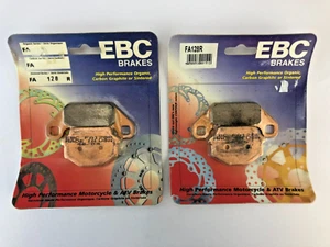 EBC BRAKE PADS FA128R 2 PACKS OF R SERIES LONG LIFE SINTERED BRAKE PADS - Picture 1 of 4