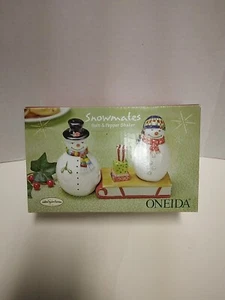 Oneida Snowmates Salt And Pepper Shakers - Picture 1 of 2