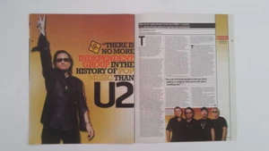 U2 'independent group' 2005 2 page UK ARTICLE / clipping - Imagen 1 de 1