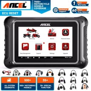 ANCEL MT700 All System Diagnostic Tool OBD2 Scanner ECU Reset Fit For Triumoh - Foto 1 di 17