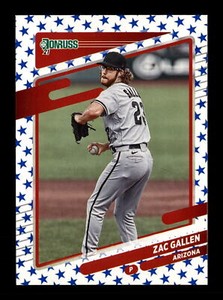 2021 Donruss Independence Day #133 Zac Gallen Arizona Diamondbacks Card