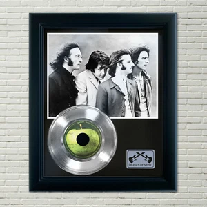 The Beatles "Hey Jude" Silver Framed Record Display - Picture 1 of 4