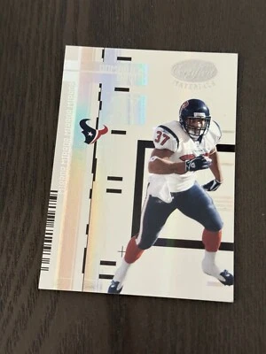 Tarjeta de fútbol americano 2005 Leaf Certified Materials Mirror White/150 #49 Domanick Davis Foto 1 de 3