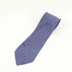 Kenneth Cole Blue Striped Men's Neck Tie - Picture 1 of 4