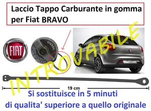 Laccetto Filo Cordino Cavetto per Tappo Serbatoio Diesel Benzina FIAT BRAVO II - Zdjęcie 1 z 10