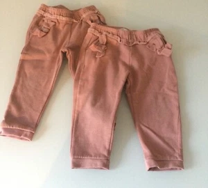 2 prs Pink La Redoute fleece lined Trousers 2 yrs. - Picture 1 of 2