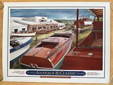 2010 ANTIQUE & CLASSIC BOAT SHOW Lake Winnipesaukee Peter Ferber Signed Poster