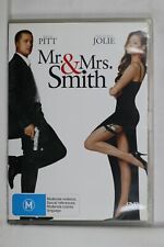 Mr & Mrs Smith DVD - Brad Pitt & Angelina Jolie  Reg 4   Like New (D652)