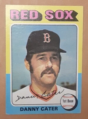 1975 Topps Mini Danny Cater Boston Red Sox #645 - Image 1 of 2