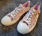 Star Wars Women's Pink & White Converse Trainers Shoes Size UK 7