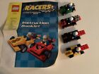 Vintage 2001 Lego Racers lot of 4 from Super Speedway game cars and drivers