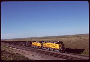 Original Rail Slide - UP Union Pacific 6600+ Bill WY 5-19-1997 - Picture 1 of 1