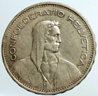 1935 B Switzerland Founding Hero William Tell 5 Francs Silver Swiss Coin I101542