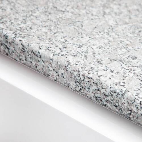 Grey Granite Laminate Worktops, Stone Effect 40mm Thick, 3mm Rounded Edge