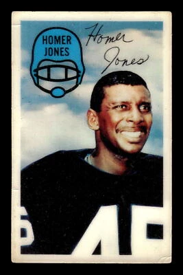 Homer Jones 1970 Kellogg's #52 Cleveland Browns GD-VG - Image 1 of 2