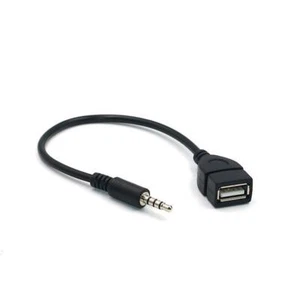 3.5mm Male Audio AUX Jack to USB 2.0 Type A Female Adap Converter OTG A4M2 N5M0 - Zdjęcie 1 z 12