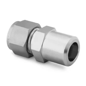 BI-LOK DCB-8-8-SS Male Pipe Weld Connector 1/2" Compression X 1/2" Weld Fitting - Picture 1 of 9