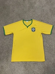 Brazil Five Star Soccer Jersey size L - Picture 1 of 4