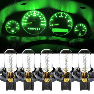 Dash Cluster Gauge Green LED Light Bulbs For 1997-2001 Toyota Camry - Image 1 of 4