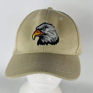 Bald Eagle Cap Hat Mens Adjustable Embroidered 80% Wool / 20% Acrylic - Picture 1 of 7
