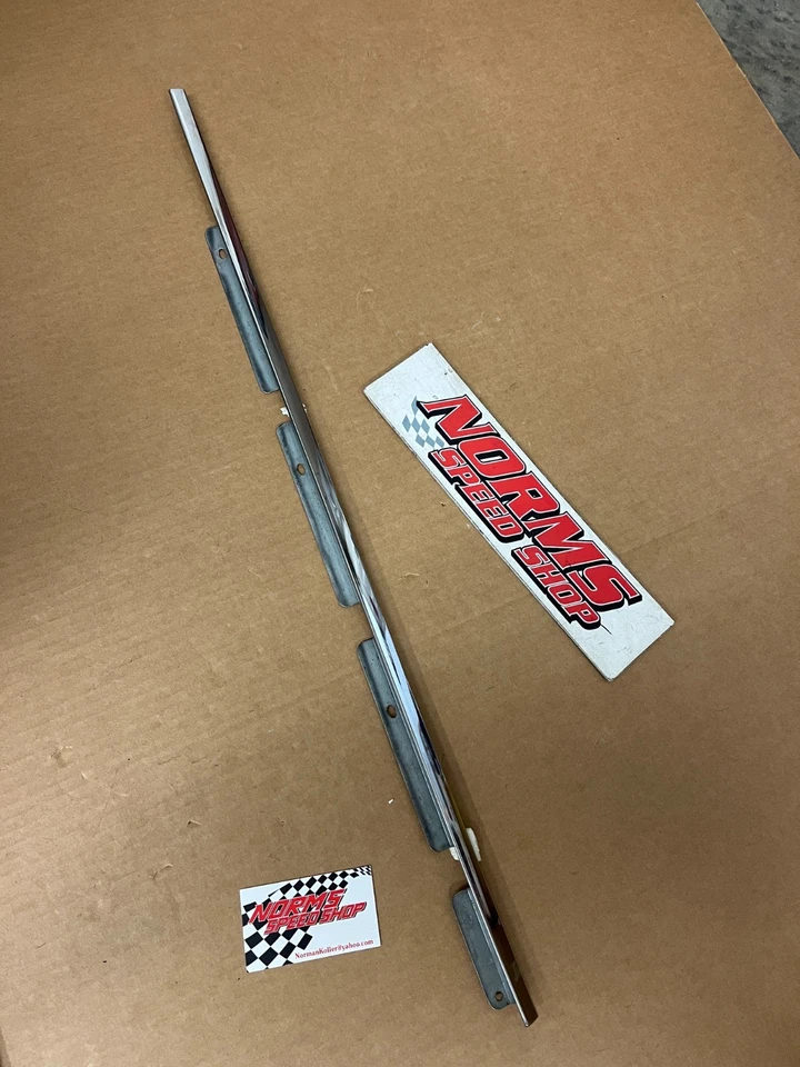 Panel de puerta superior de carrocería Mopar B cromo moldura Coronet Satellite 1968-1970 HT LH TRASERO Foto 1 de 4