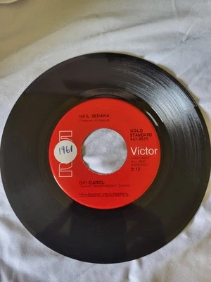 45 RPM Neil Sedaka - Calendar Girl/Oh Carol Foto 1 de 2