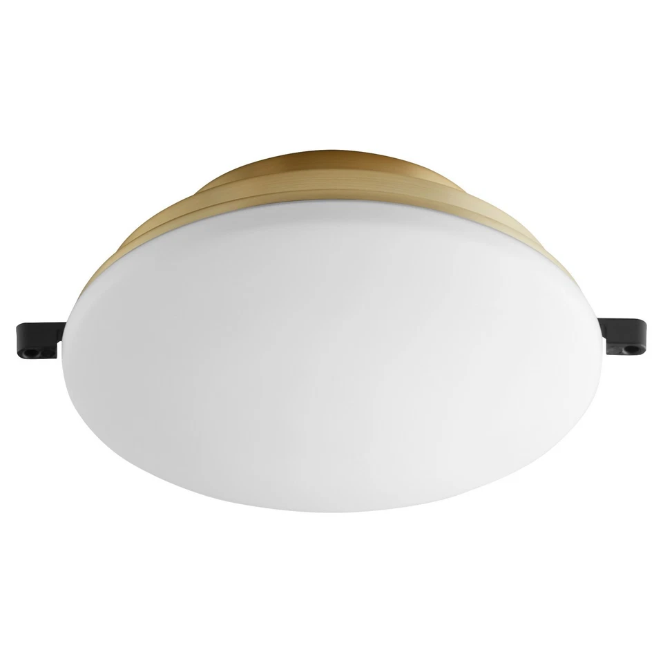 Kit de luces LED de ventilador de latón envejecido de la colección Kits de luces LED para patio Foto 1 de 1