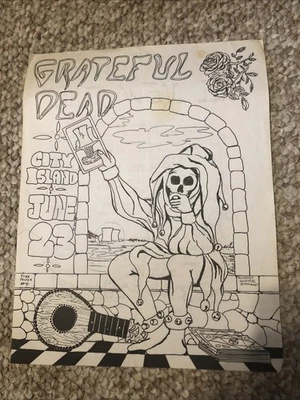 Grateful Dead City Island Harrisburg, PA Fan Art 23 de junio de 1984  Foto 1 de 2