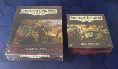 Arkham Horror The Scarlet Keys Campaign + Investigator expansions BNIS English - Image 1 of 4