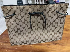 Gucci Tom Ford Gg Canvas Ribbon Tote m2_0713 - Picture 1 of 7