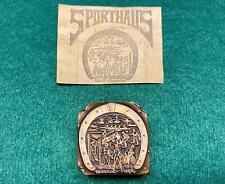 Vintage Antique Sports Printers Block Soccer Crew Cycling Tennis Gym 1890s-1900s