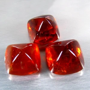 16.02 CT SUGARLOAF CAB_FANTA ORANGE COLOR NATURAL SPESSARTITE GARNET_NAMIBIA - Picture 1 of 3