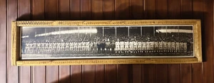 Antique Style 1924 1st Negro League World Series Panoramic Photo on Wood 7x36 - Picture 1 of 7