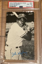 1974 Topps Deckle Edge #51 John Mayberry White Back PSA 8 1st One on eBay 1/1