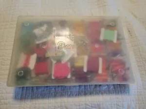 Over 100 Embroidery Cross Stitch Floss Thread On Cards In DARICE Storage Box - Picture 1 of 4