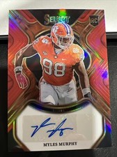 2023 Select Draft Picks Rookie Signatures Auto Red Prizm #RS-MMU Myles Murphy