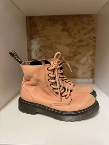 Dr Martens Pascal Salmon Kids Size 12 Eu 31 Boots Side Zips Shoes - Bild 1 von 14