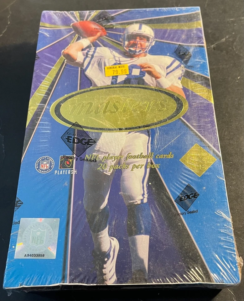 1998 Collector's Edge Masters Football Sealed Box MOSS & MANNING ROOKIES 20 PACK - Image 1 of 2