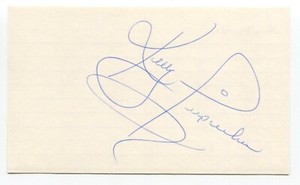 Kelly Tripucka Signed 3x5 Index Card Autographed Basketball NBA Detroit Pistons