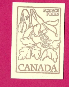 CANADÁ 1977 - Folleto de 50 centavos - Flor AQUILEGIA FORMOSA - Panel SG 862a - MNH - Imagen 1 de 3