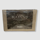 $300 Sferra Beige Full Marcus Collection 400 Thread-Count Striped Bed Sheet Set