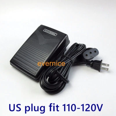 FOOT CONTROL PEDAL w Cord for Singer 401, 404, 411, 431, 1200-1.#196131 - Image 1 of 2