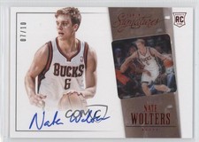2013-14 Panini Signatures Film Red /10 Nate Wolters #3 Rookie Auto RC
