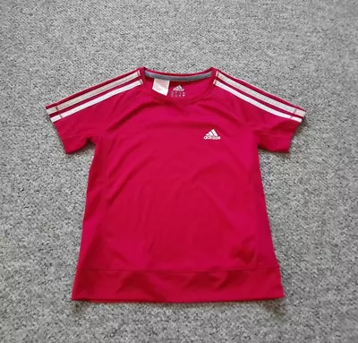 Maglietta Sportiva Adidas Maniche Corte Taglia 152 Rosa • 13.95€