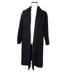 Vintage 1950s 100% Imported Cashmere Black Color Jacket/Coat Size S/M/L - Picture 1 of 11