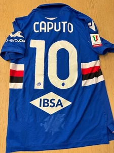 Maglia Sampdoria match issued Caputo Indossata Preparata Coppa Italia 2023-24 - Imagen 1 de 9