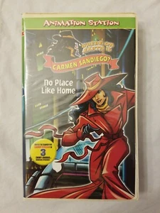 "Where On Earth Is Carmen Sandiego?” FOX KIDS ANIMATED VHS TESTED CARTOON - Picture 1 of 3