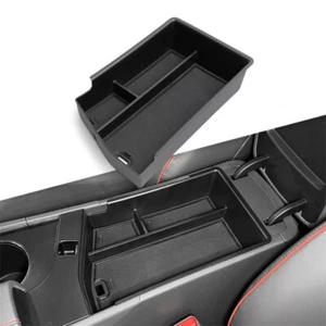 Black Center Console Armrest Storage Box For Hyundai Sonata 2024 2025 2026 - Picture 1 of 9
