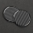 2Pcs Carbon Fiber Cup Holder Water Coaster Cup Mat Pad Car Accessorie For Toyota