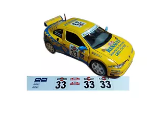 KIT ADESIVI - NO DECALS - RENAULT MEGANE MAXI ANSON 1/18 - Rally SANREMO 1998 - Imagen 1 de 3